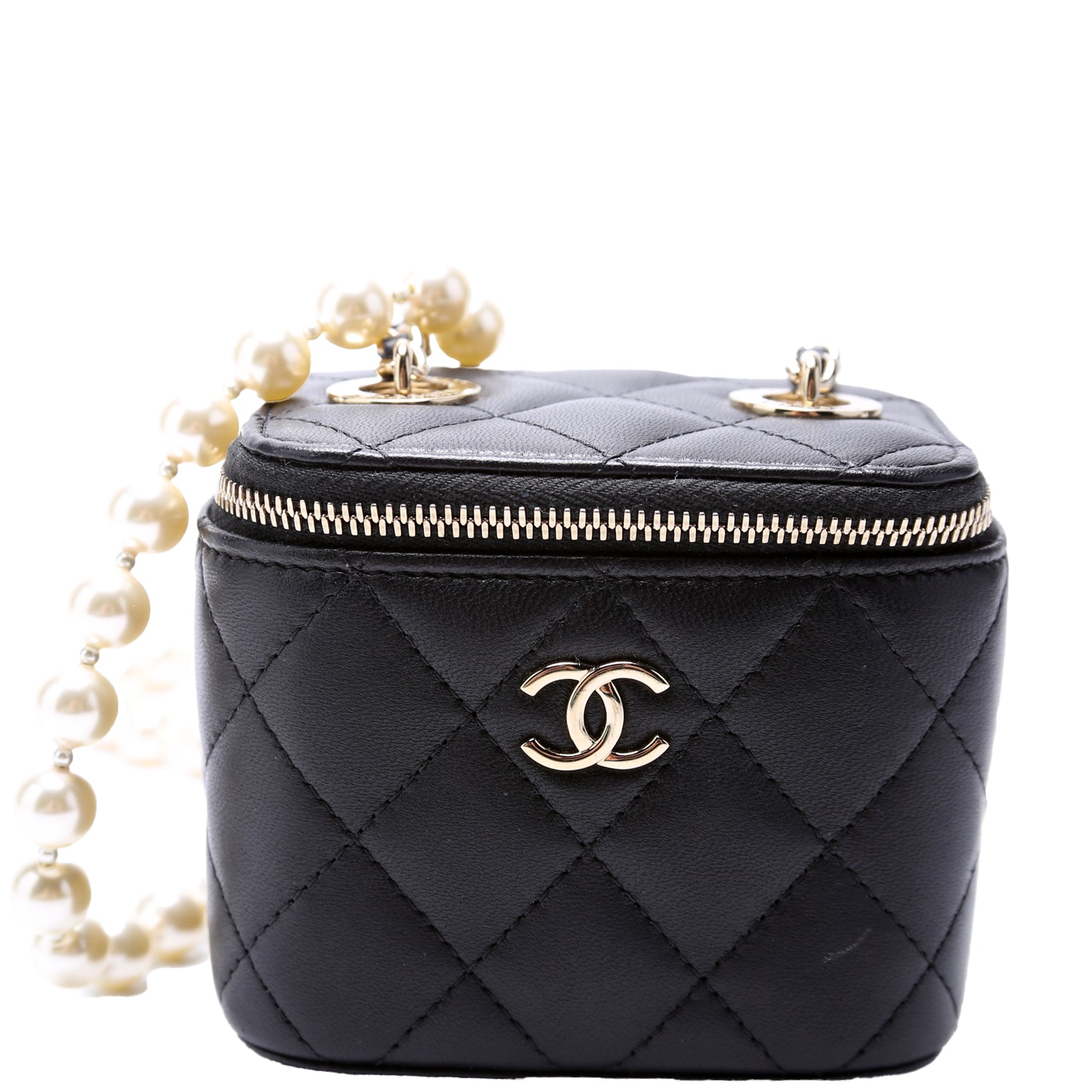 Chanel Vanity W Pearl Lambskin 31M Mini Bag