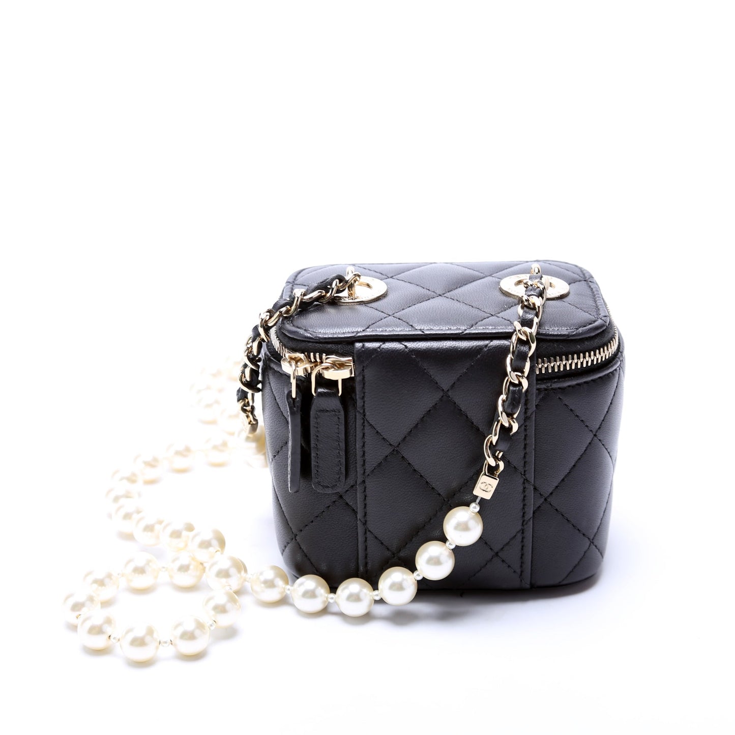 Chanel Vanity W Pearl Lambskin 31M Mini Bag