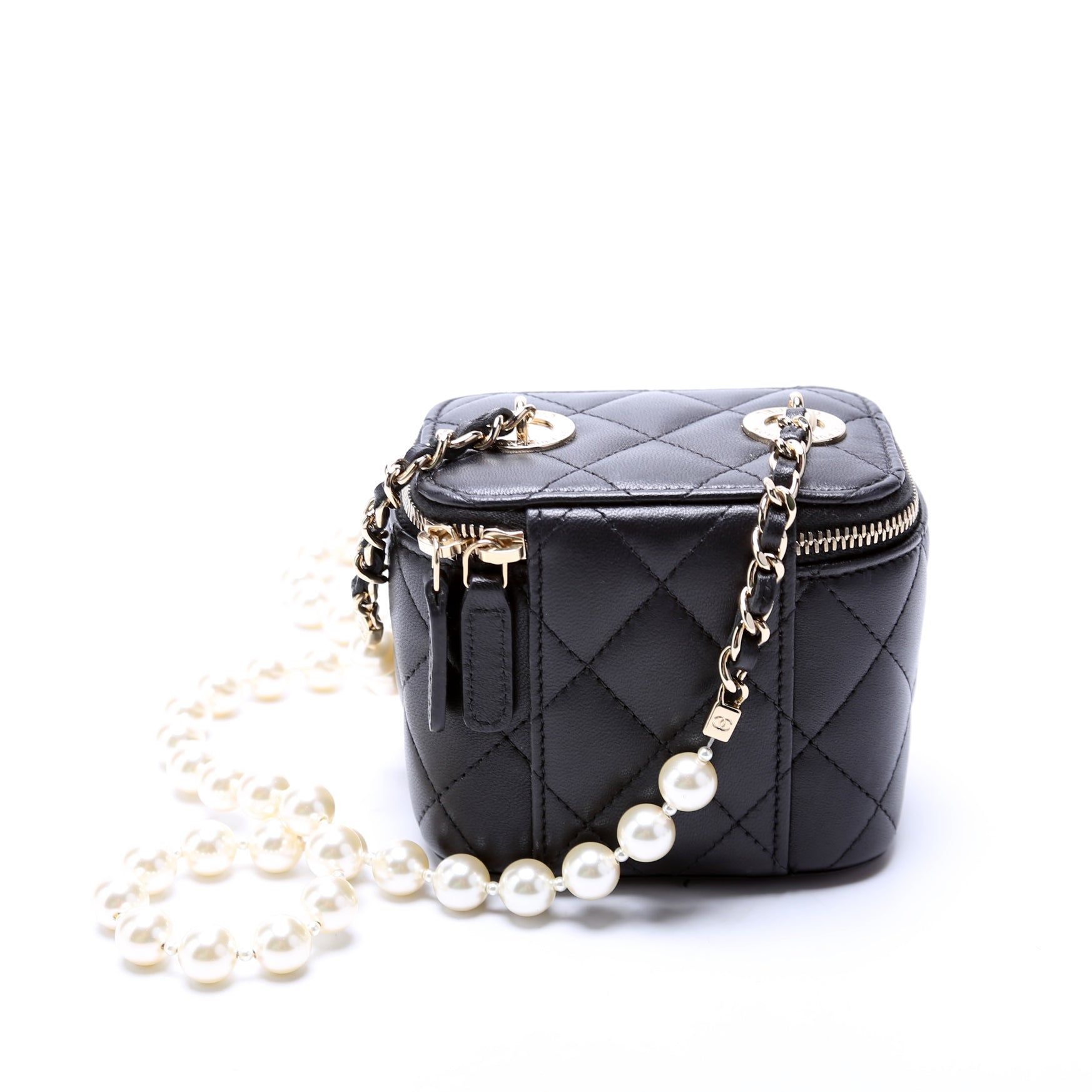 Chanel Vanity W Pearl Lambskin 31M Mini Bag