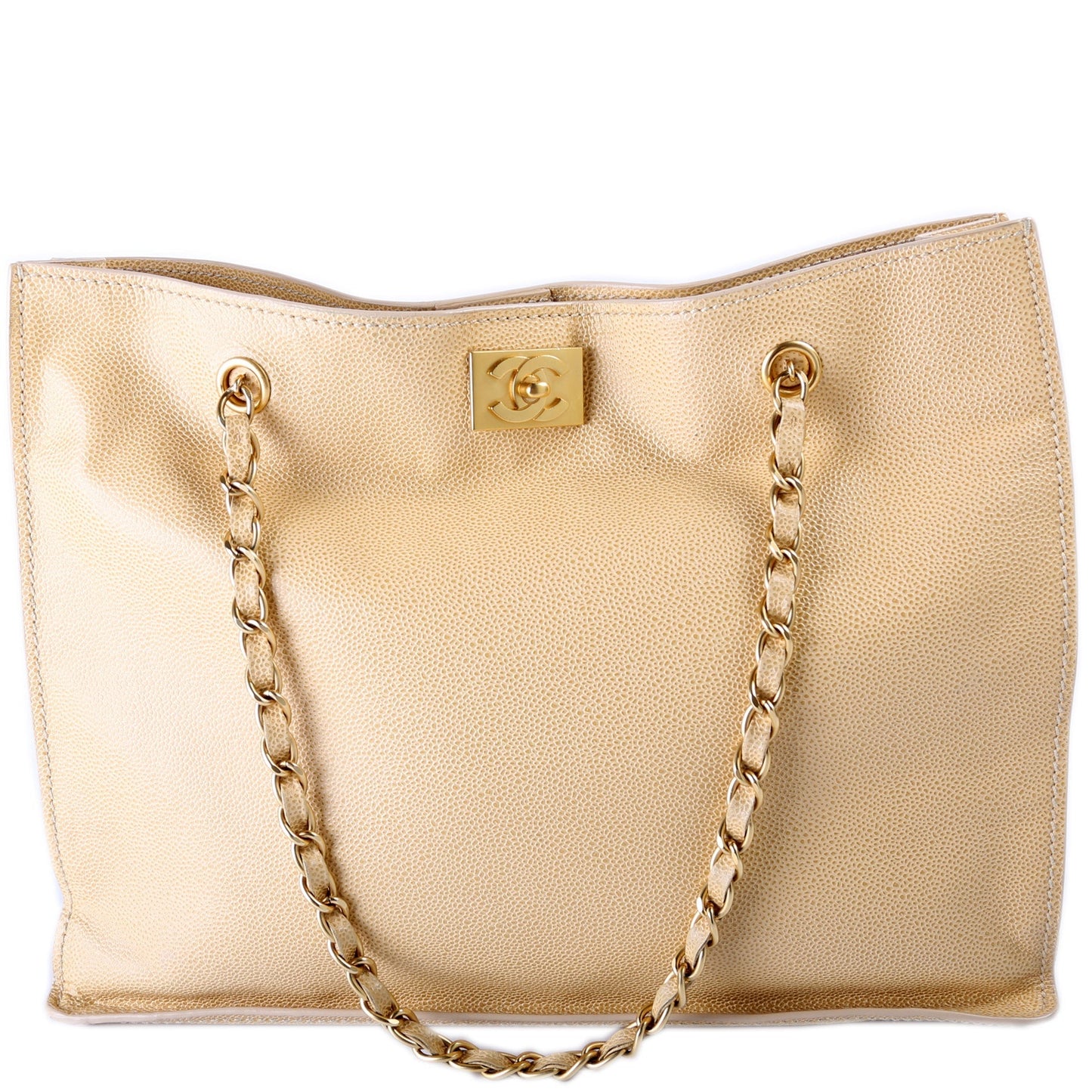 Chanel CC Matelasse Caviar 7M Tote Bag