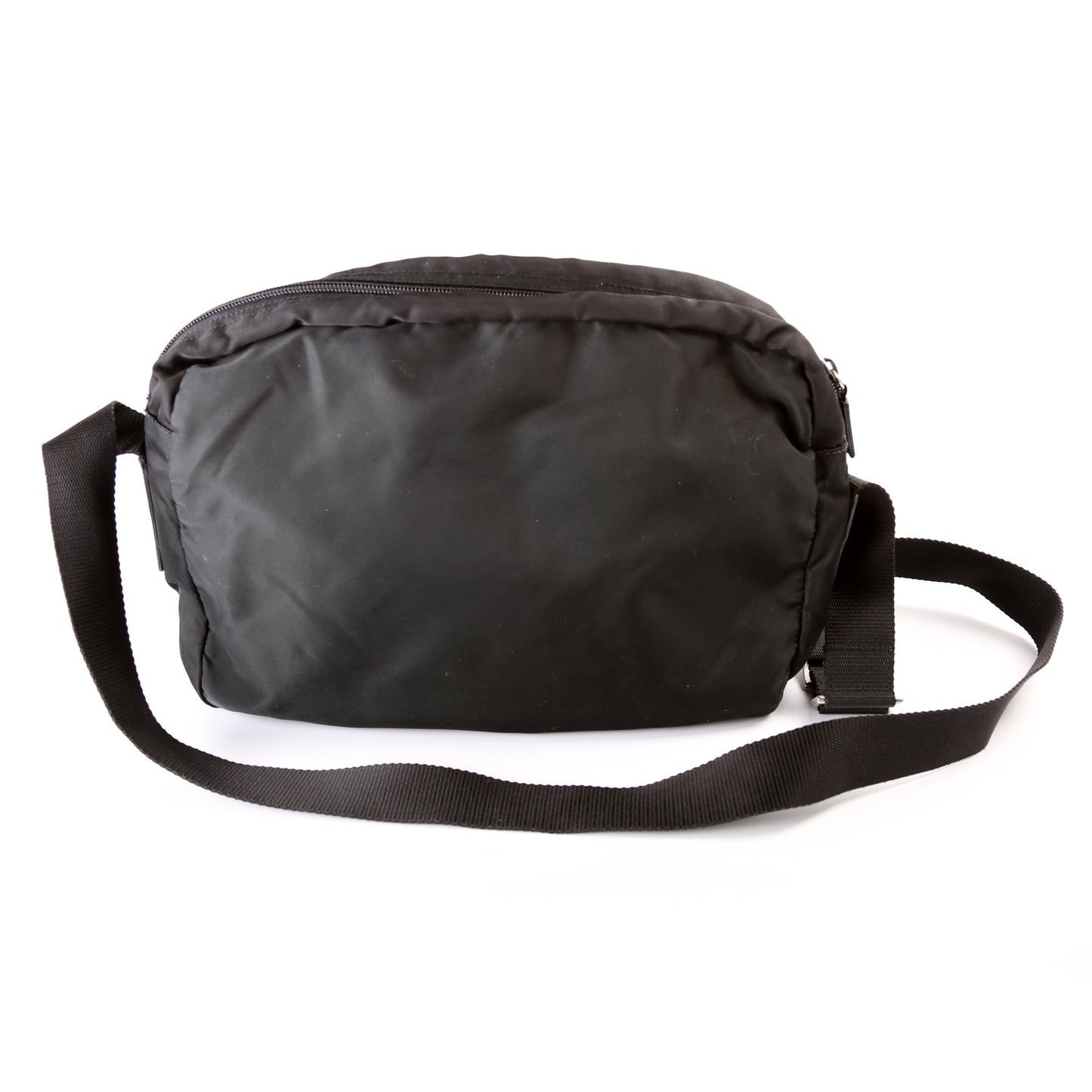 Prada Zip Messenger Bag Nylon Small Travel Bag
