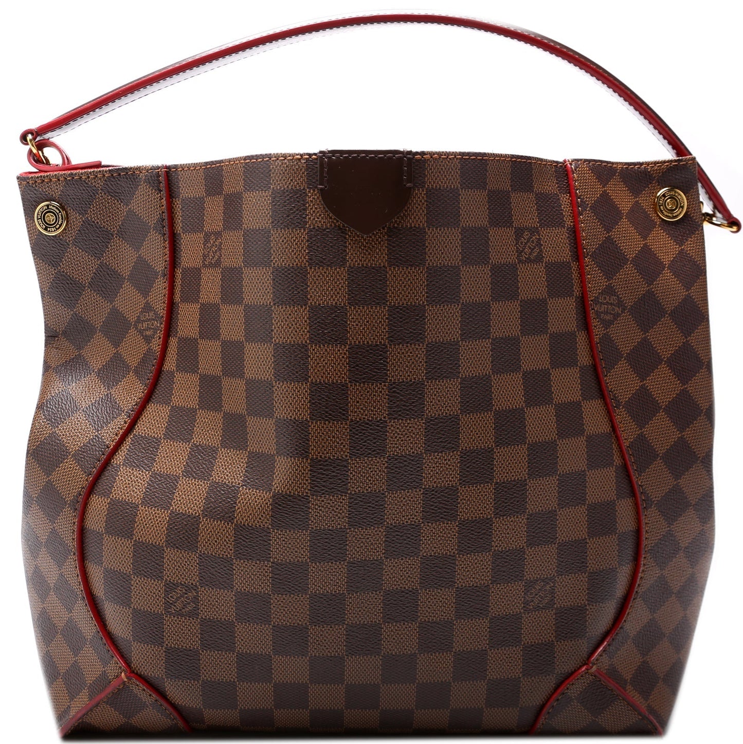Louis Vuitton Caissa Hobo Ebene Damier Shoulder Bag Damier Ebene
