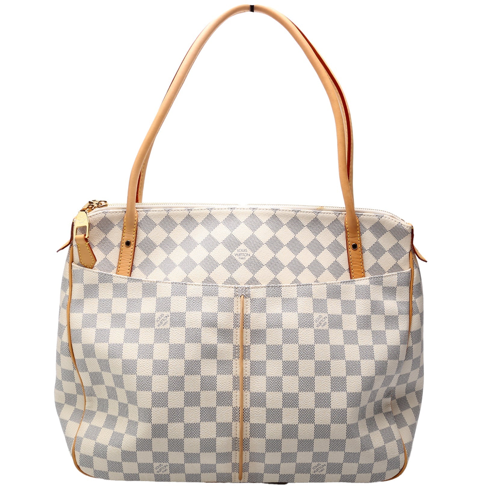 Louis Vuitton Figheri GM Azur Damier Handbag Azur 1