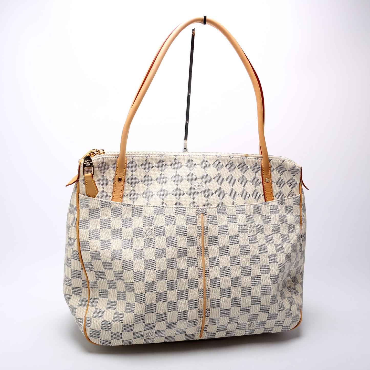 Louis Vuitton Figheri GM Azur Damier Handbag Azur 1