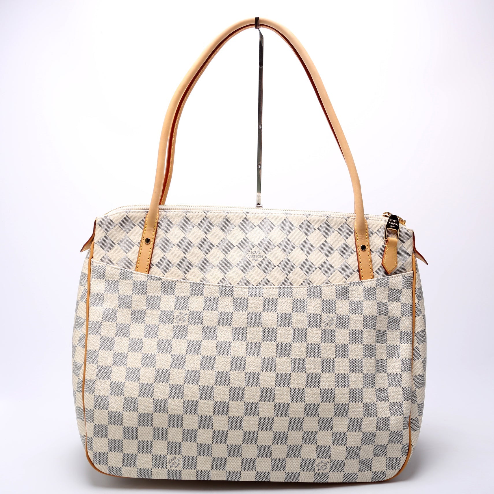 Louis Vuitton Figheri GM Azur Damier Handbag Azur 1