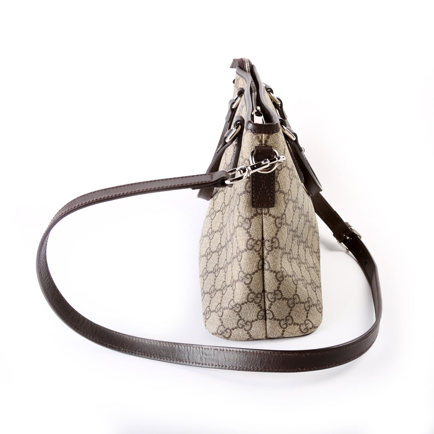Gucci GG Supreme Zip Small Tote Bag