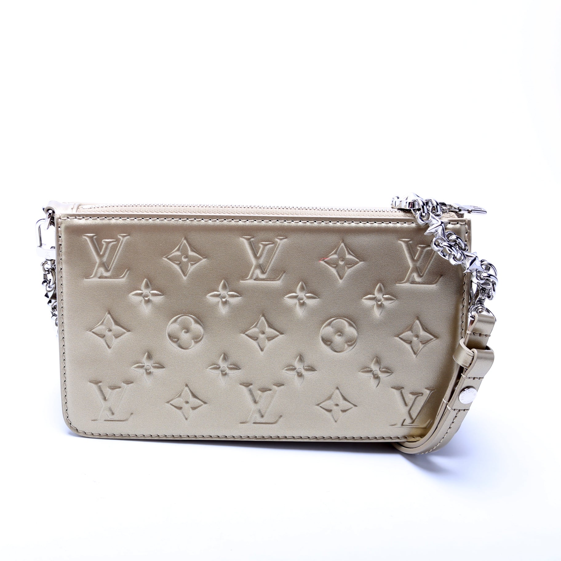 Louis Vuitton Pochette Lexington NV2 Debossed Monogram Calfskin Clutch Bag
