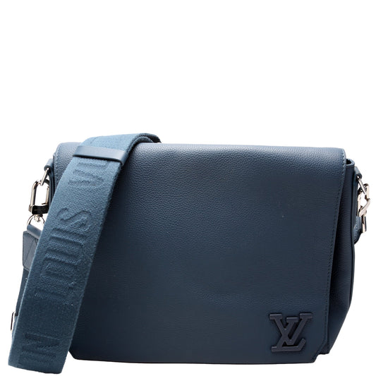 Louis Vuitton Takeoff Messenger Aerogram Calfskin Crossbody Bag