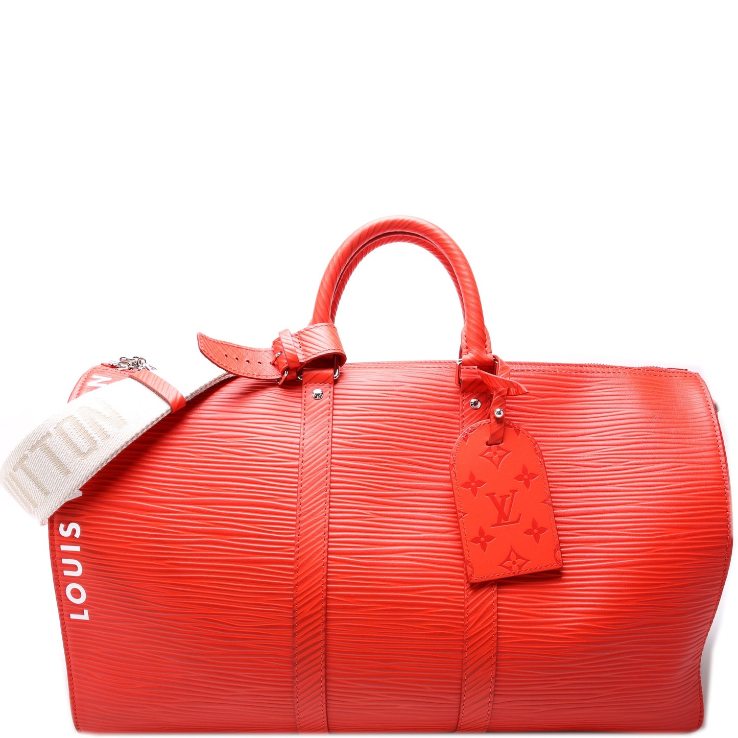 Louis Vuitton Keepall 50 Bandouliere NM Epi Travel Bag
