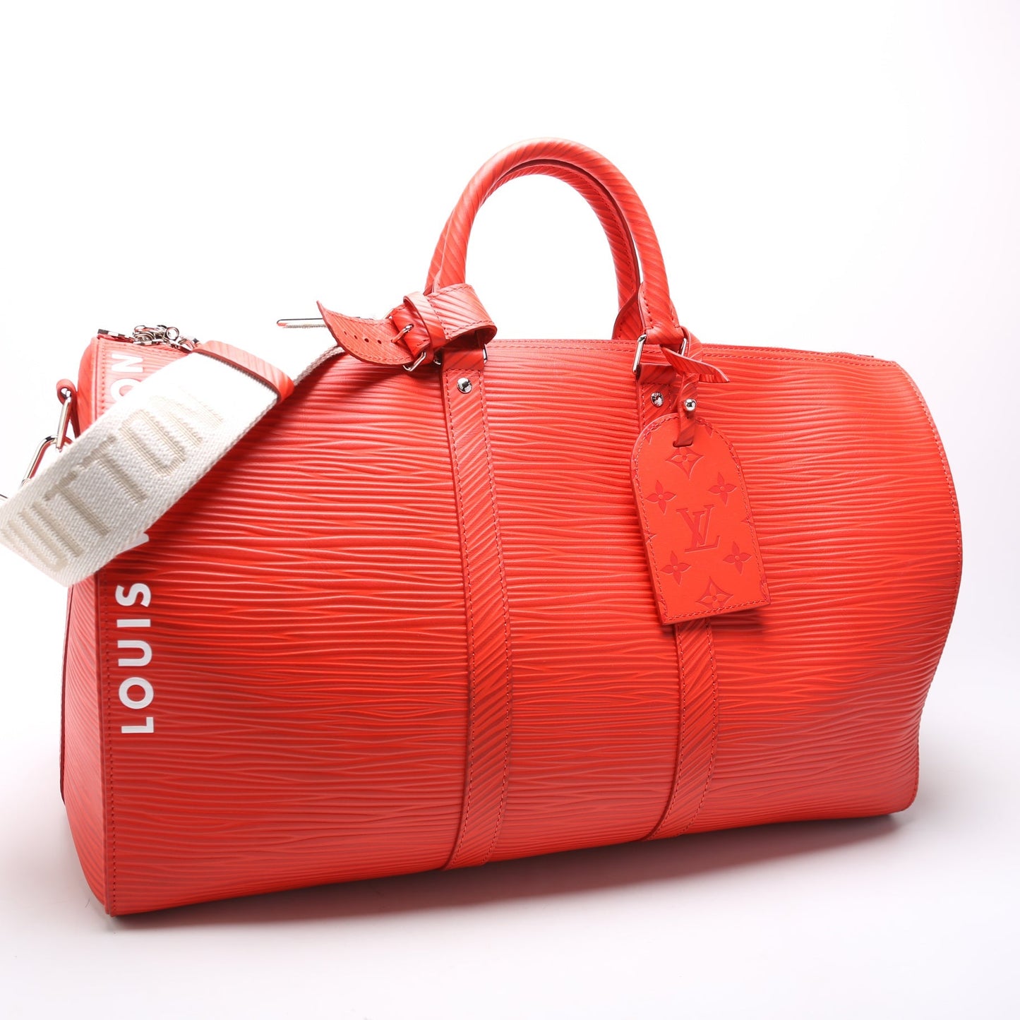 Louis Vuitton Keepall 50 Bandouliere NM Epi Travel Bag
