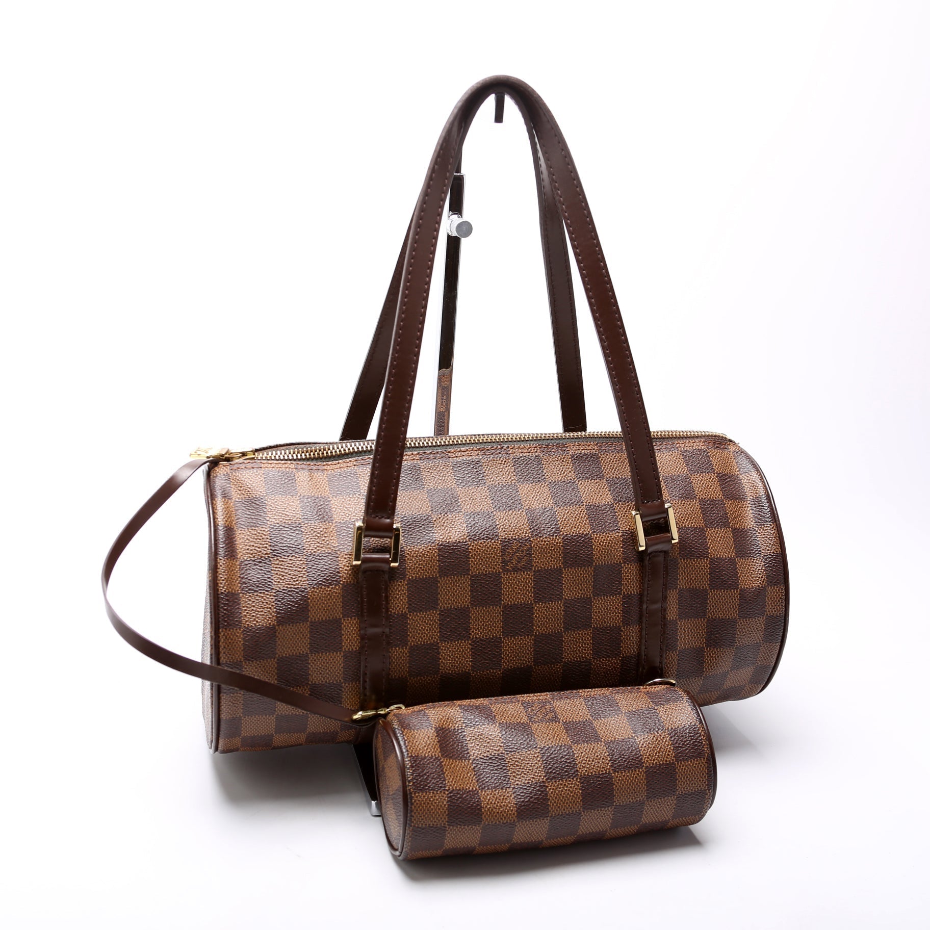 Louis Vuitton Papillon 30 11.5 Ebene Damier Handbag Damier Ebene