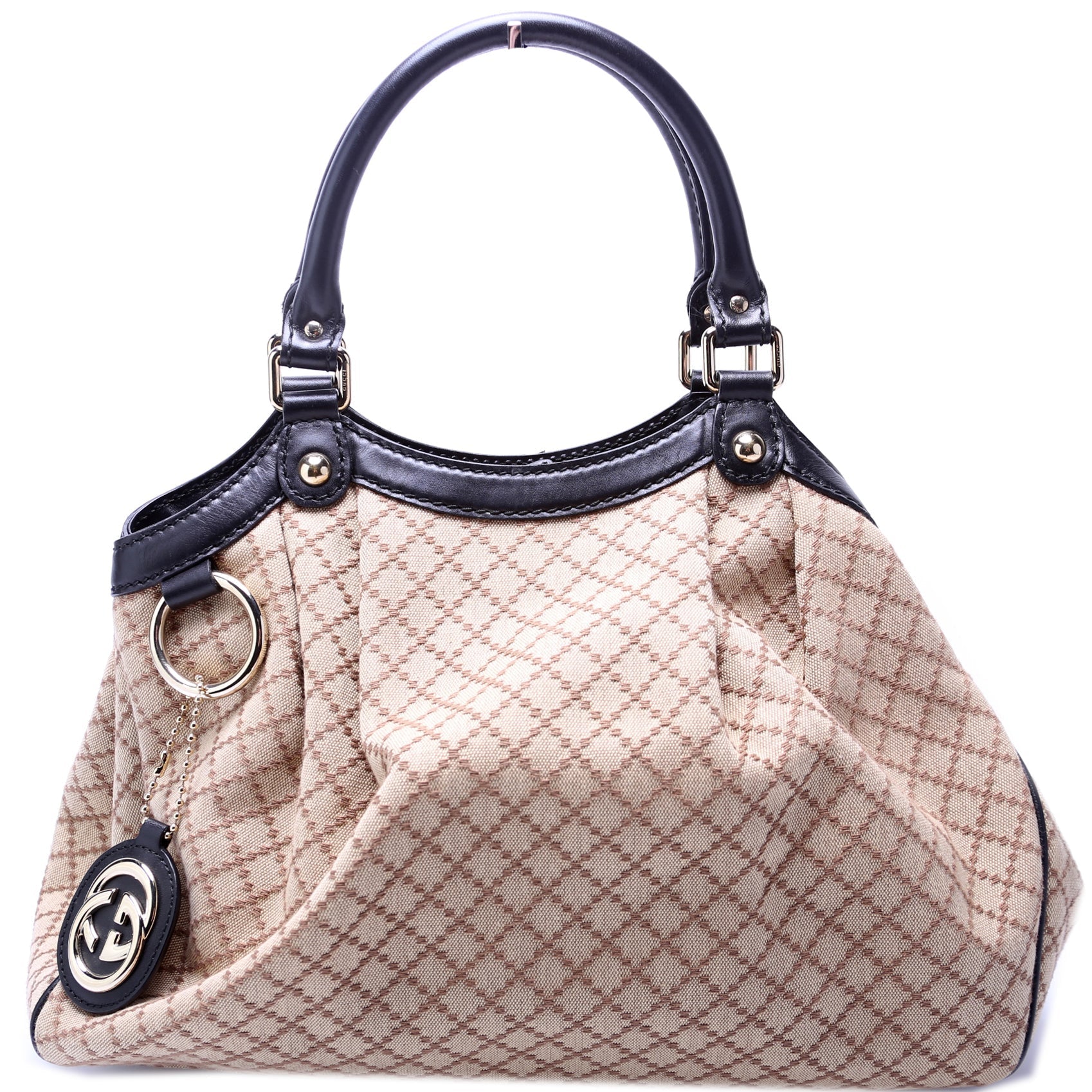 Gucci Sukey Diamante Canvas Medium Travel Bag