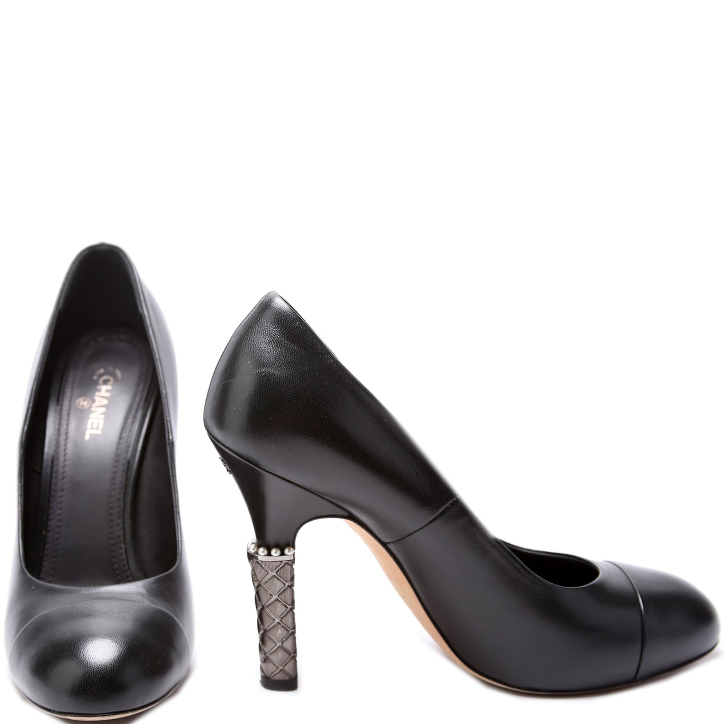 Chanel CC Cap Toe Pumps Size 40