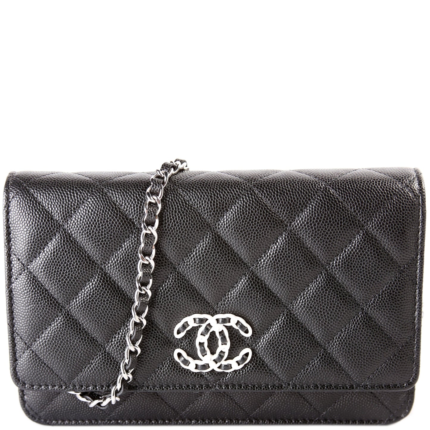 Chanel WOC Cruise Caviar Clutch Bag