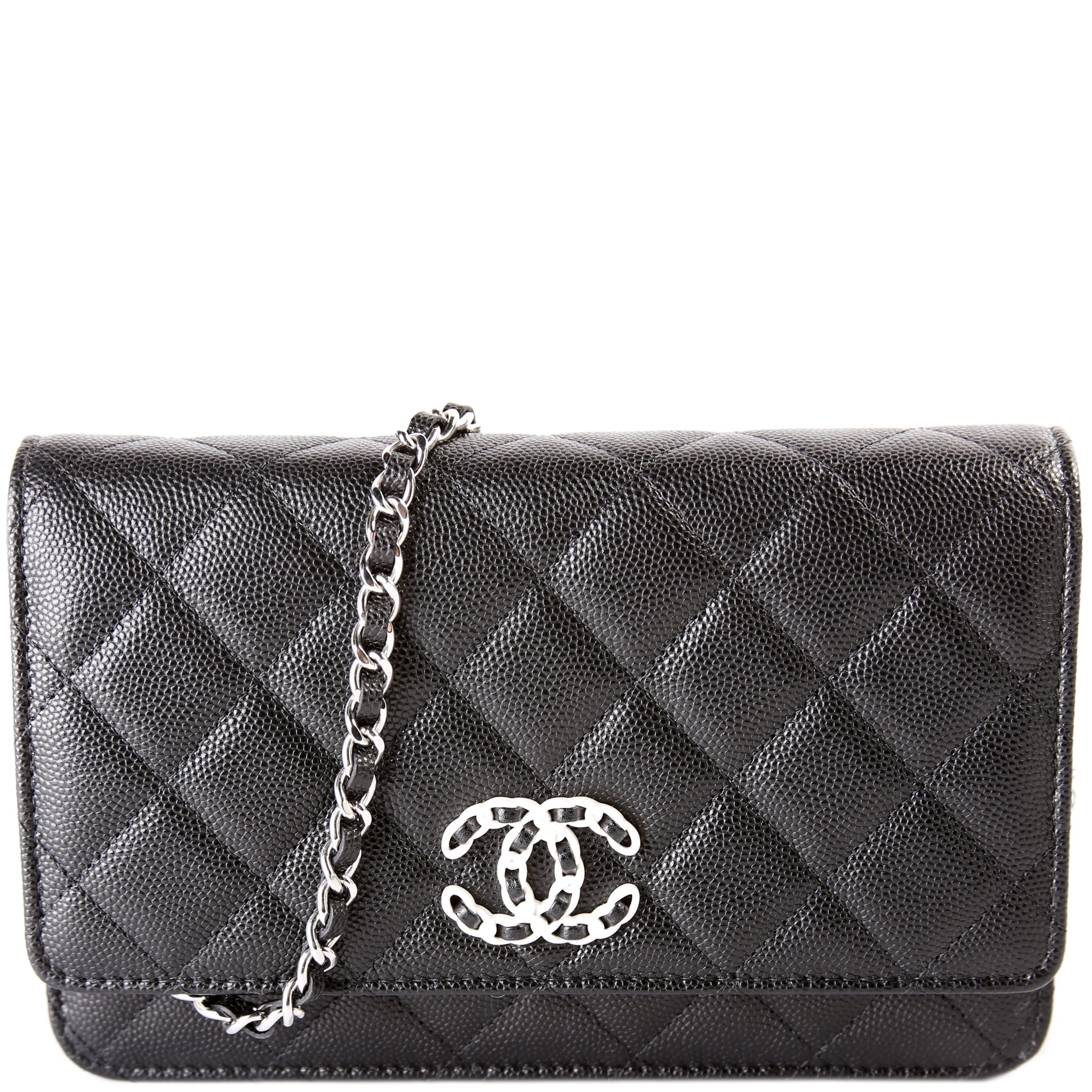 Chanel WOC Cruise Caviar Clutch Bag