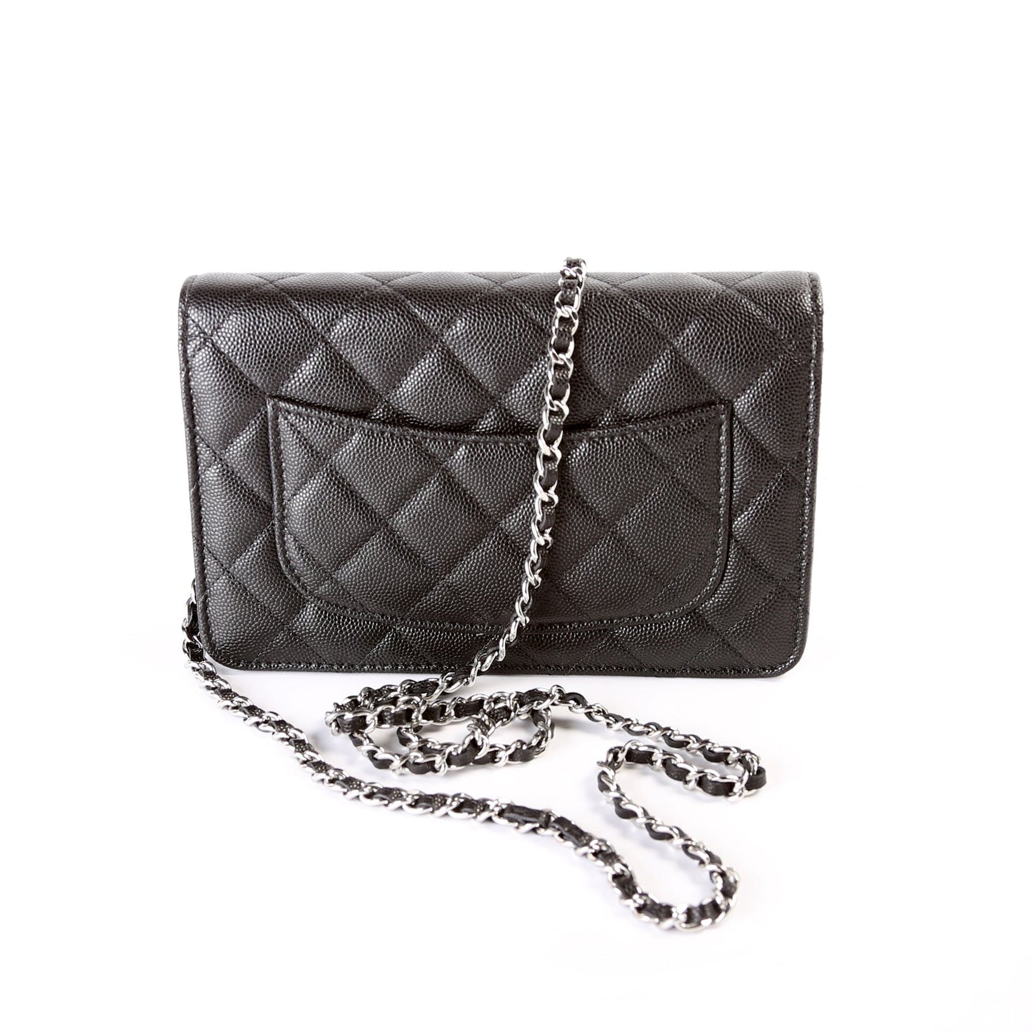 Chanel WOC Cruise Caviar Clutch Bag