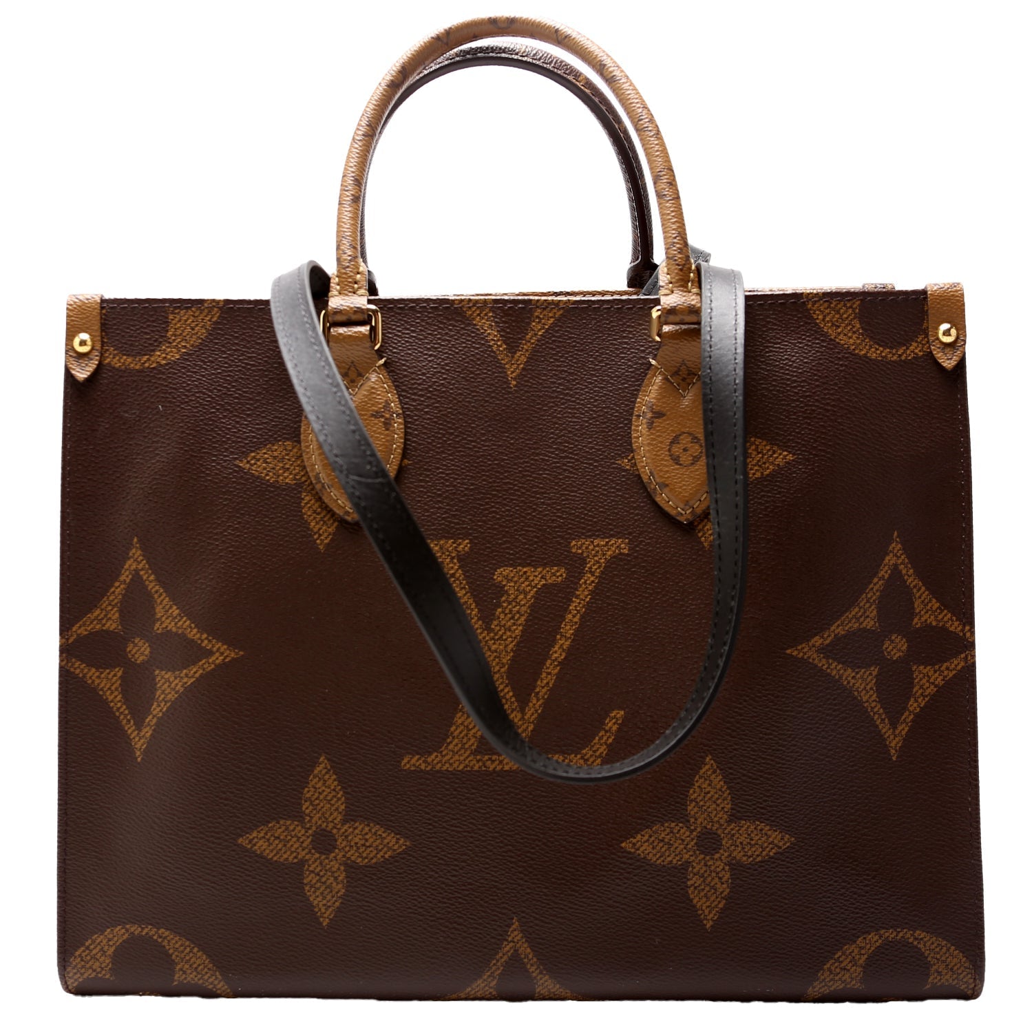 Louis Vuitton ONTHEGO MM Reverse Monogram Handbag Reverse 2