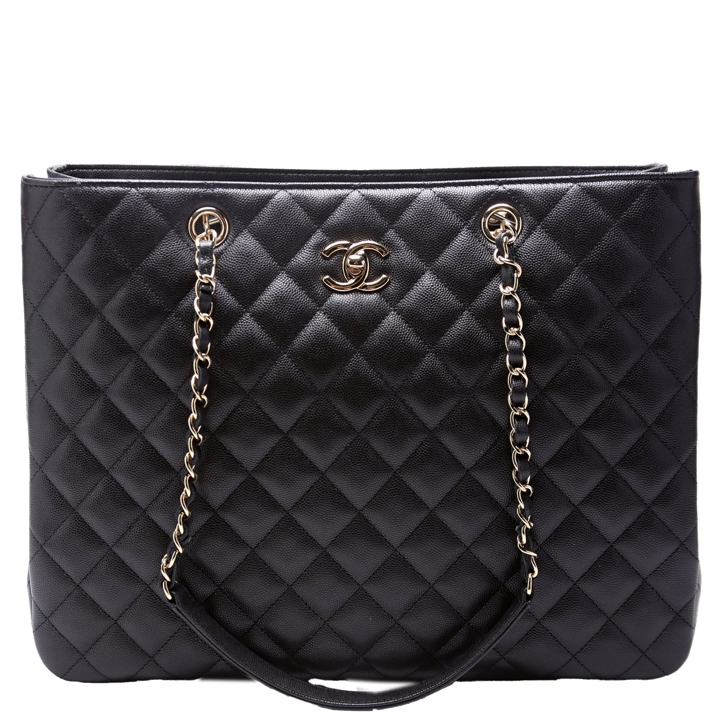 Chanel Classic CC Shopping Caviar Tote Bag