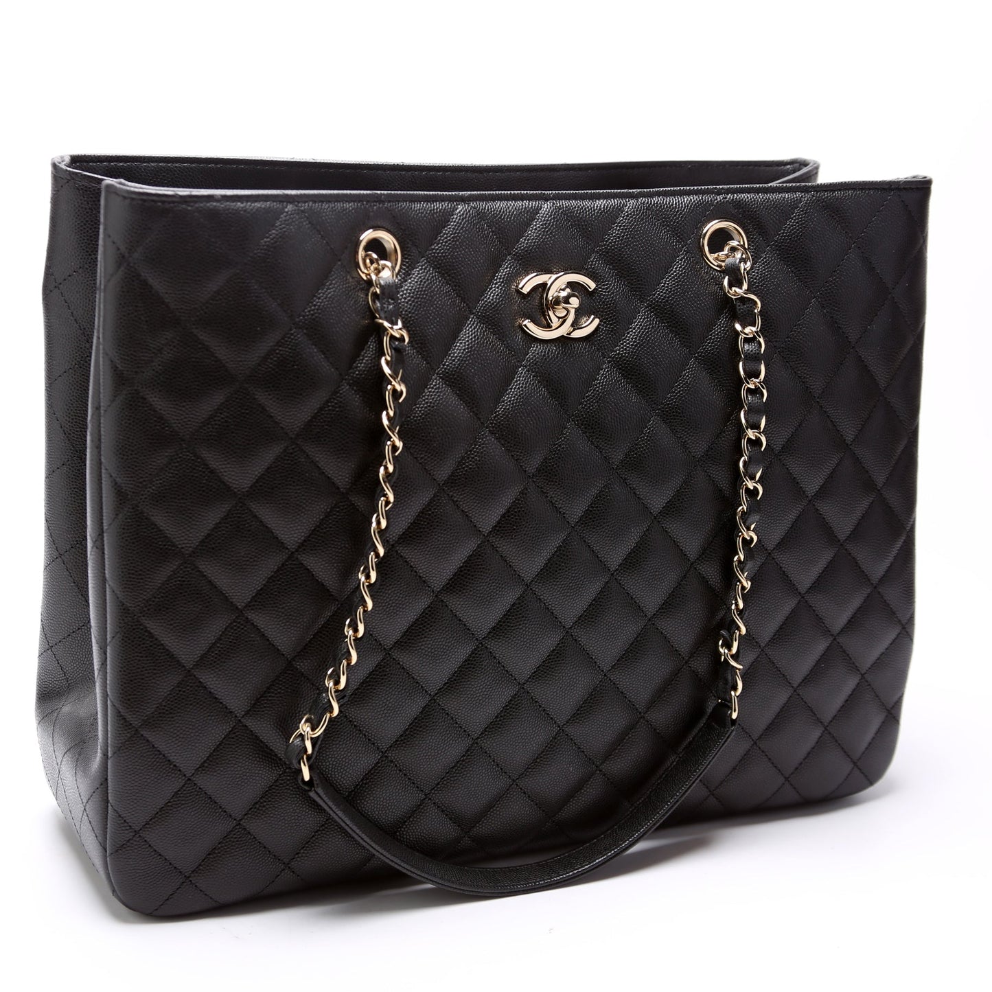 Chanel Classic CC Shopping Caviar Tote Bag