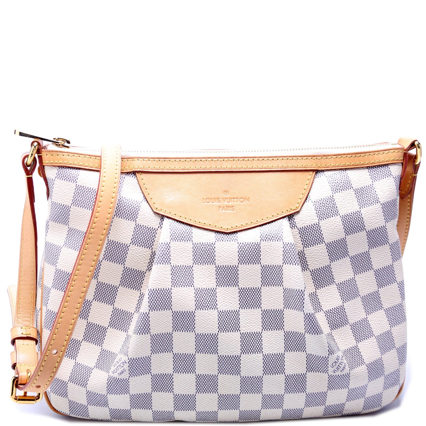 Louis Vuitton Siracusa Azur PM Damier Handbag Azur 9