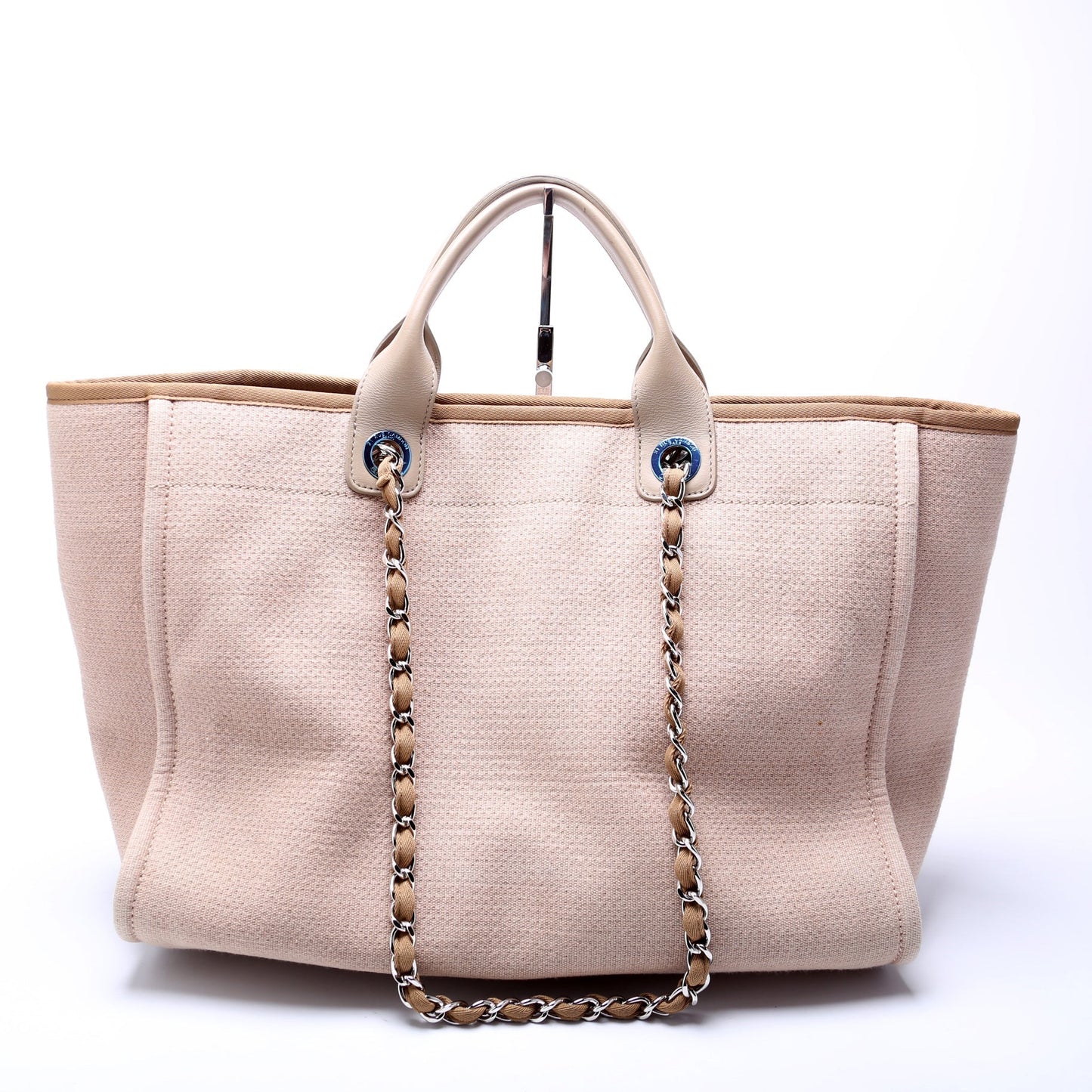 Chanel Deauville Canvas Tote Bag Large 2