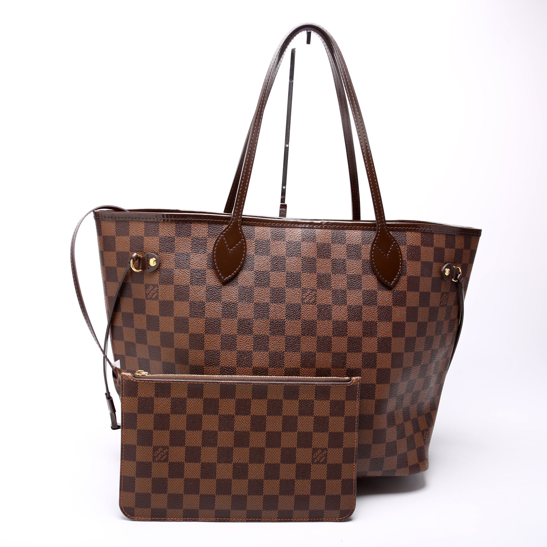 Louis Vuitton Neverfull MM W Ebene Damier Wallet Case Ebene 20