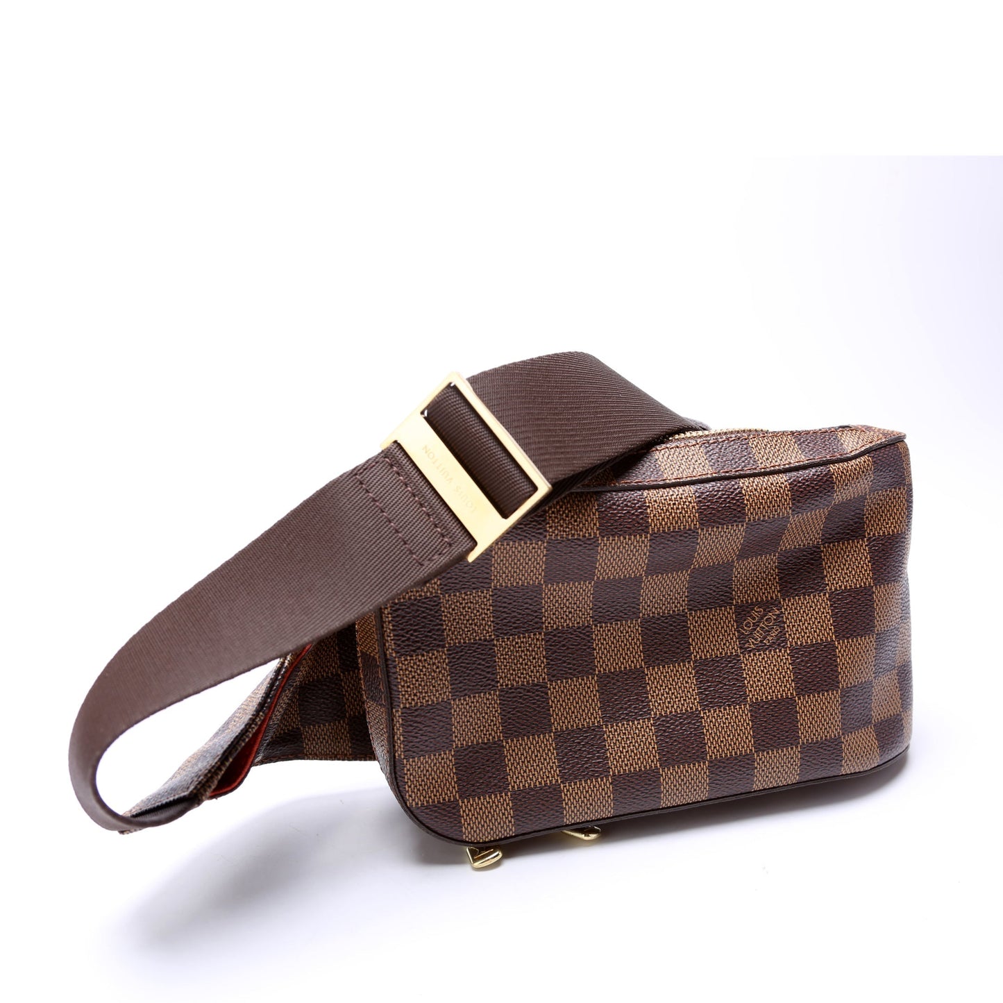 Louis Vuitton Geronimos Ebene Damier Handbag Ebene 24