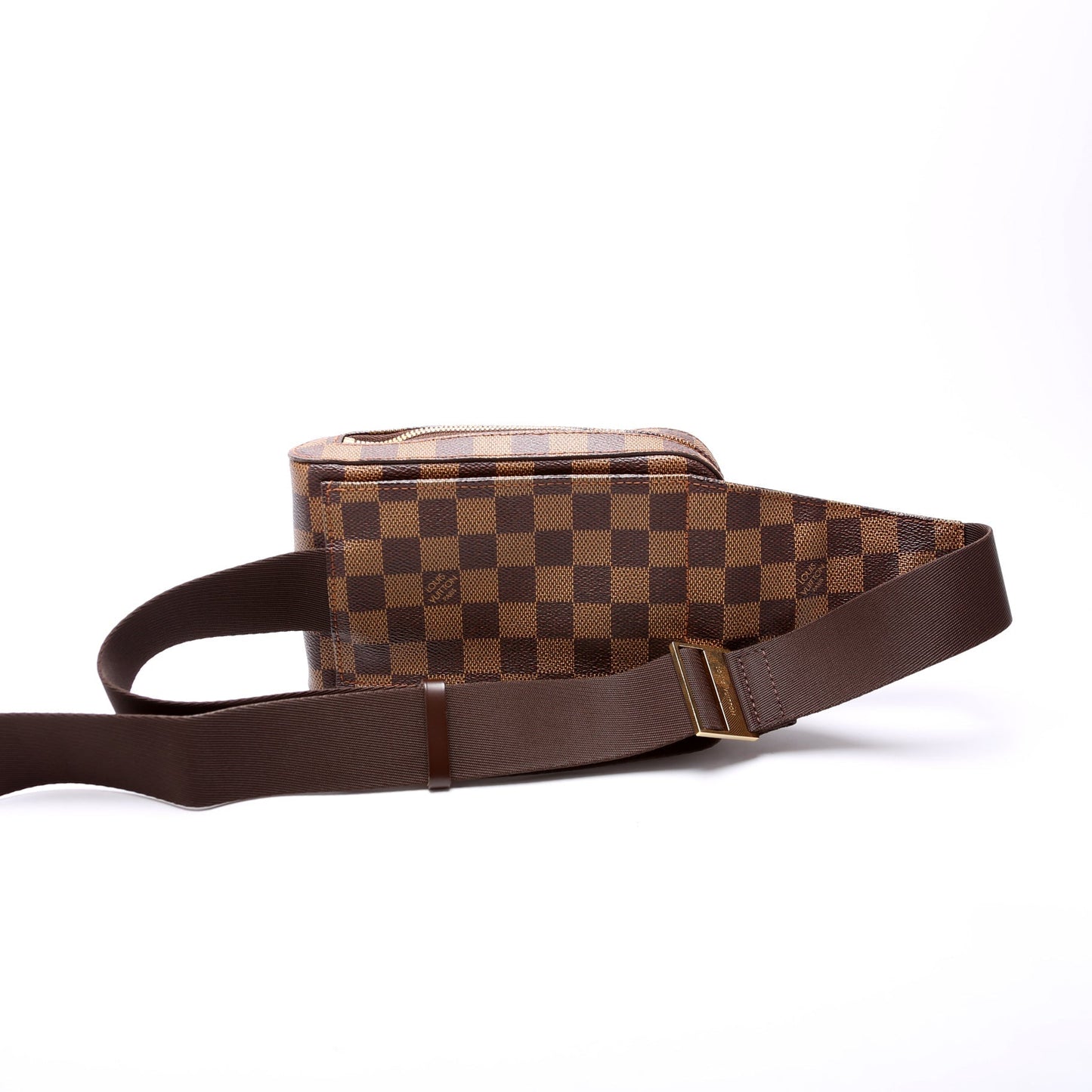 Louis Vuitton Geronimos Ebene Damier Handbag Ebene 24
