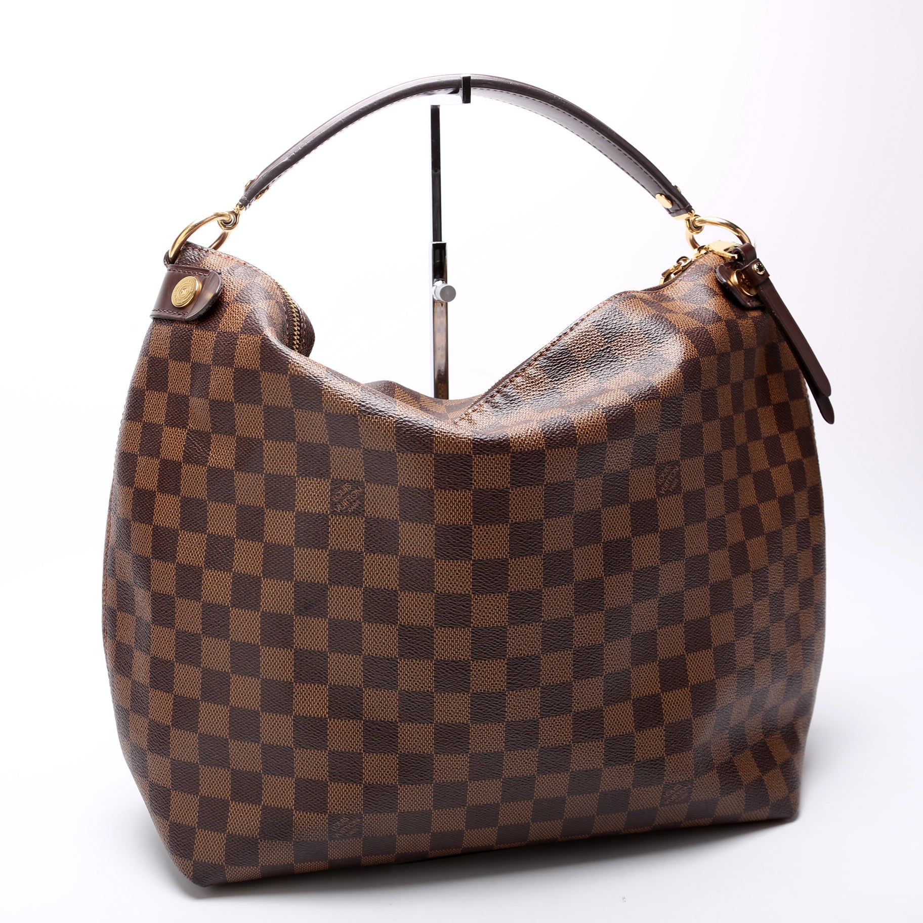 Louis Vuitton Duomo Hobo Ebene Damier Shoulder Bag Ebene 4