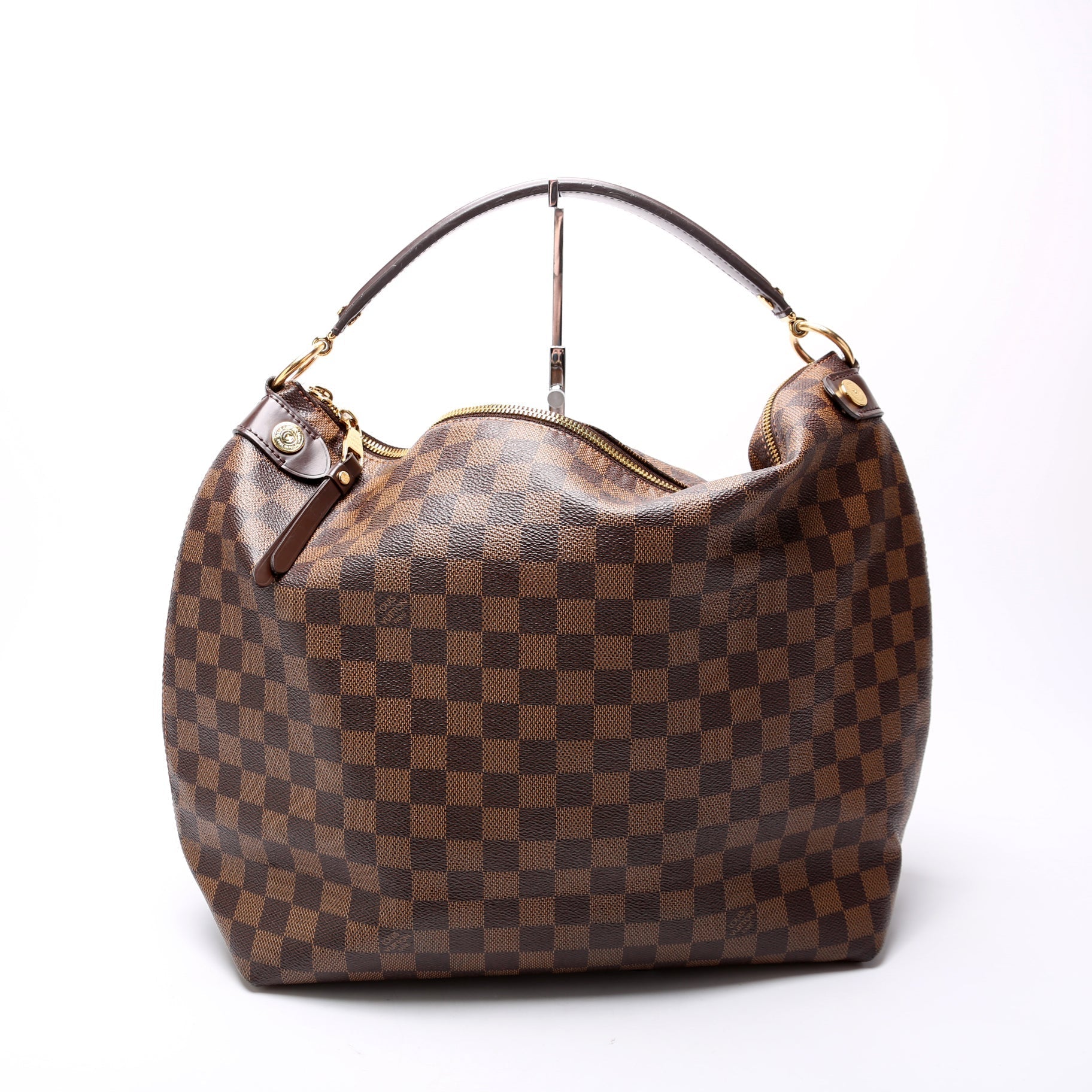 Louis Vuitton Duomo Hobo Ebene Damier Shoulder Bag Ebene 4