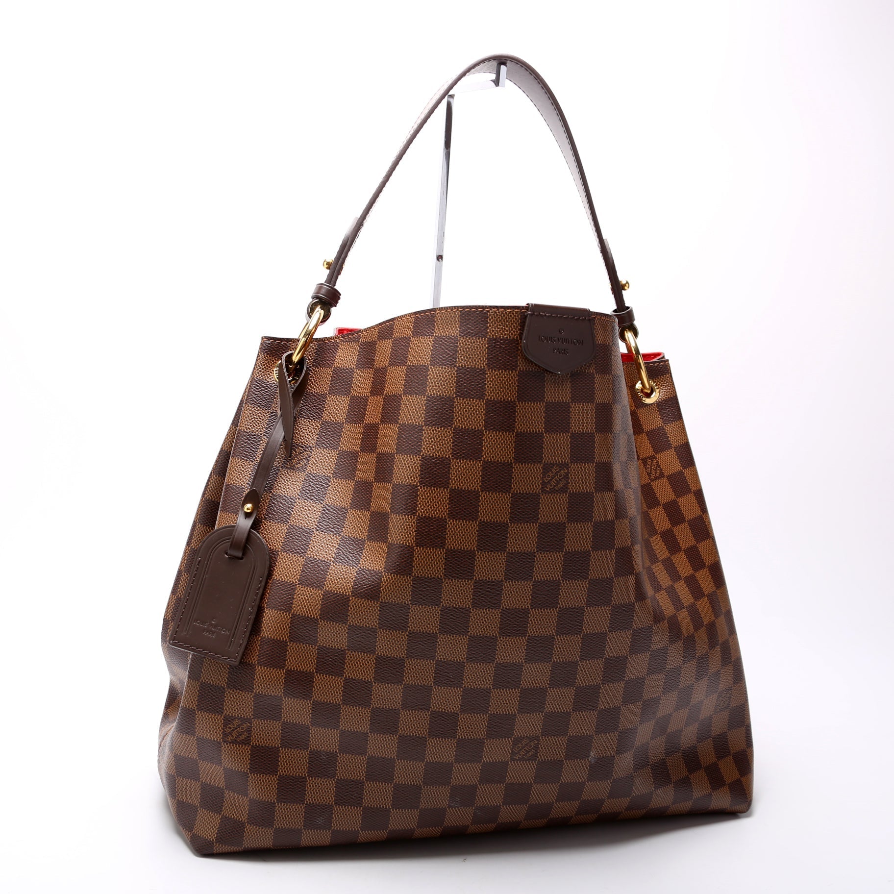 Louis Vuitton Graceful MM Ebene Damier Handbag Ebene 11