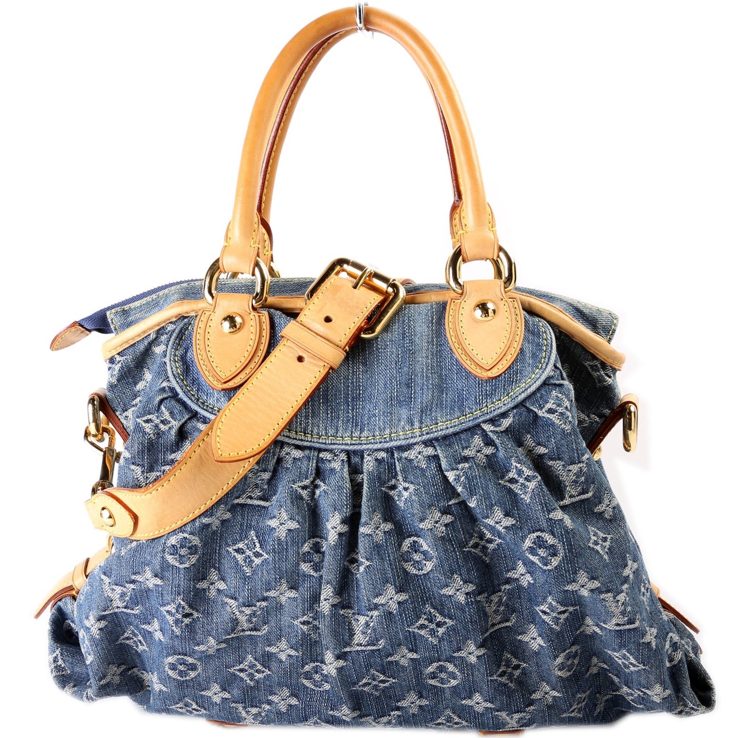 Louis Vuitton Neo Cabby MM Denim Handbag Denim 2