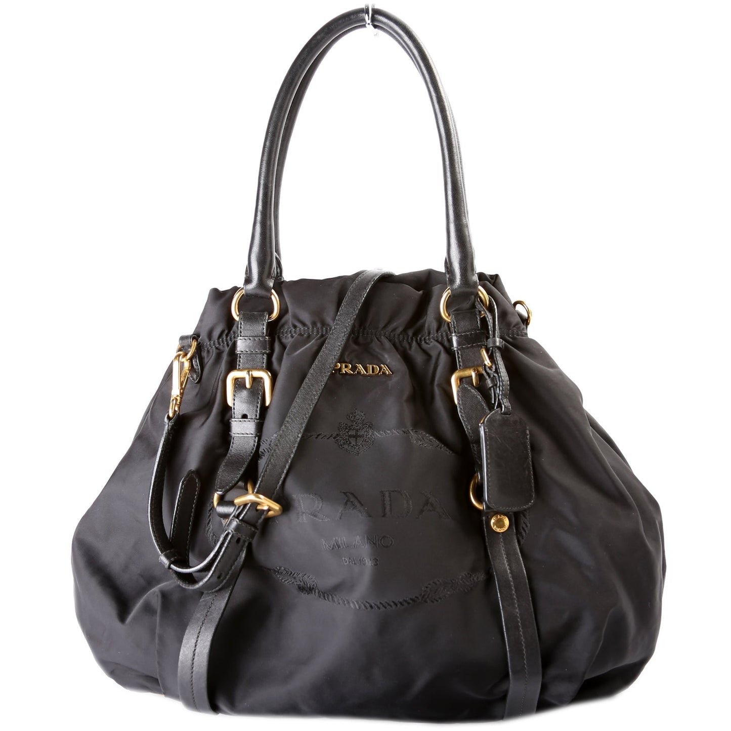 Prada Tessuto Canapa Tote Bag Logo