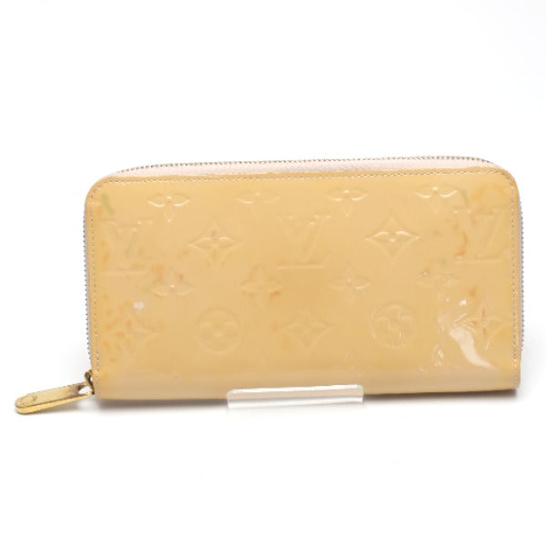 Louis Vuitton Long Purse M90076 Vernis Rose Monogram Wallet Case