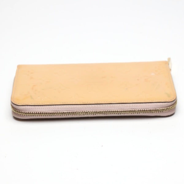Louis Vuitton Long Purse M90076 Vernis Rose Monogram Wallet Case