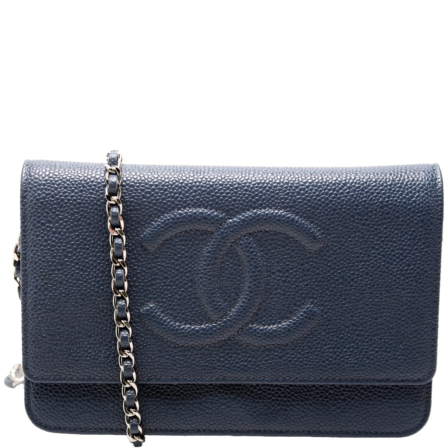 Chanel WOC Timeless CC Caviar Clutch Bag Cc Caviar