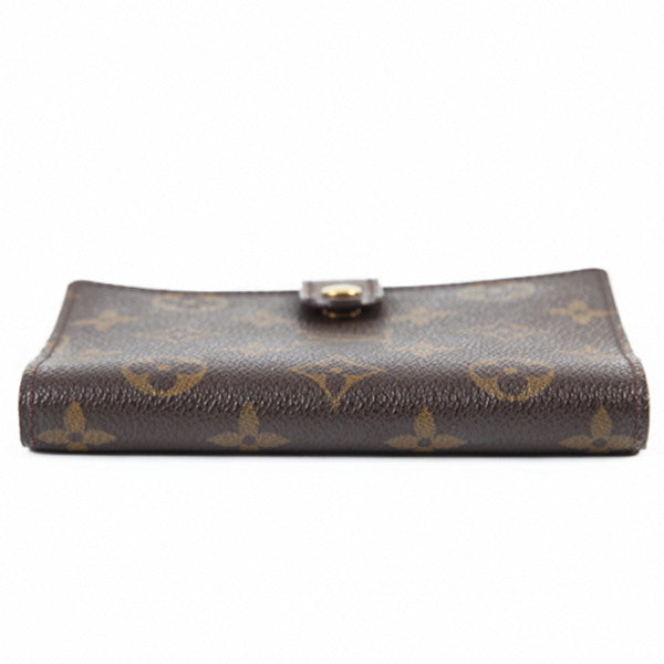 Louis Vuitton Notebook cover R20005 6-hole notebook Monogram Canvas Brown Handbag
