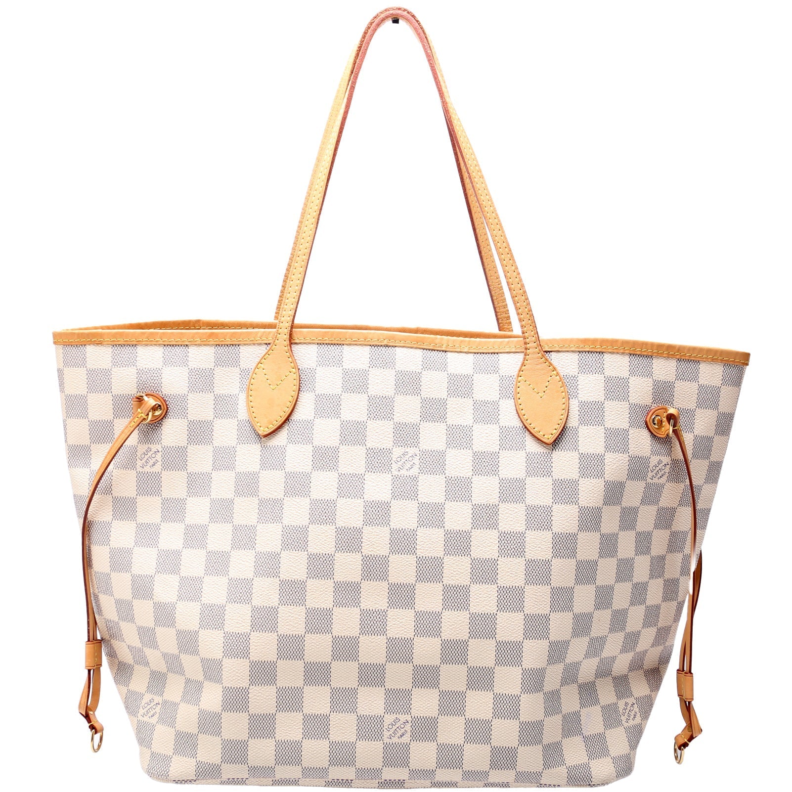 Louis Vuitton Neverfull MM Azur Damier Tote Bag Azur 50