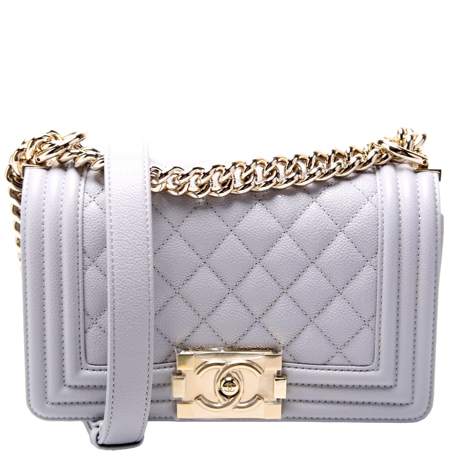 Chanel Boy Flap Caviar 32M Small Handbag
