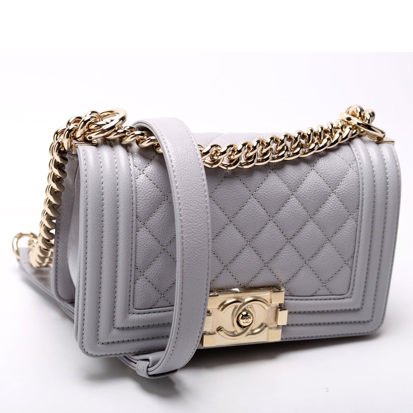 Chanel Boy Flap Caviar 32M Small Handbag