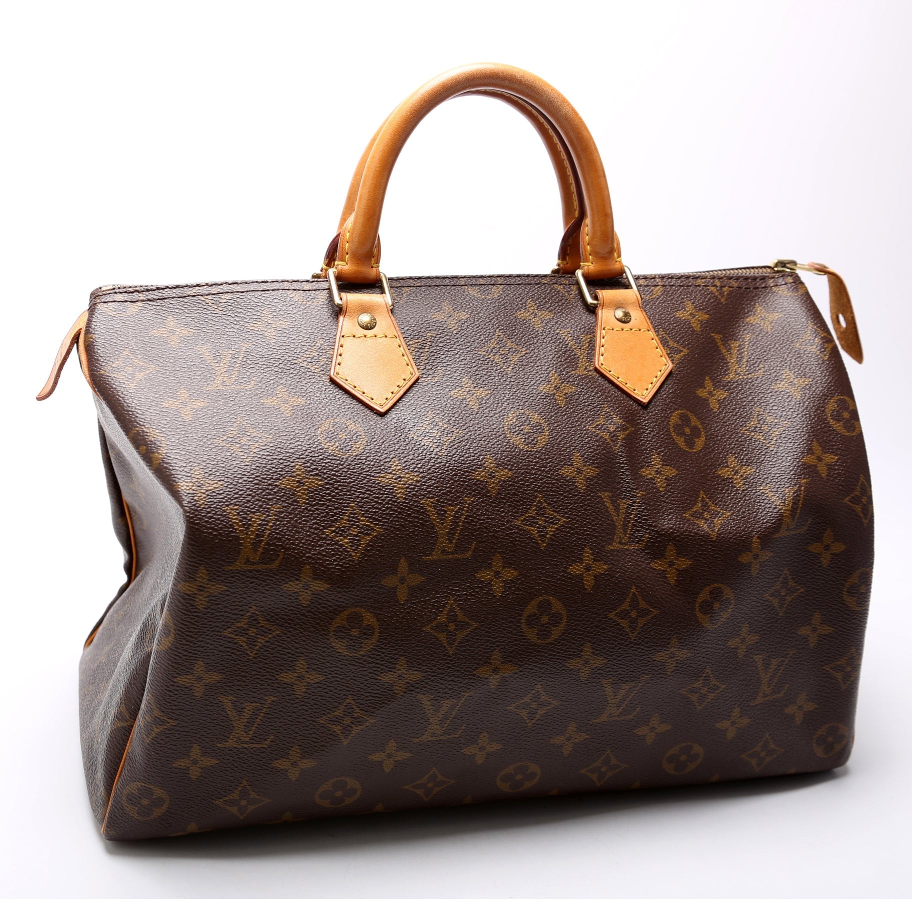 Louis Vuitton Speedy 35 Monogram Handbag Monogram 37