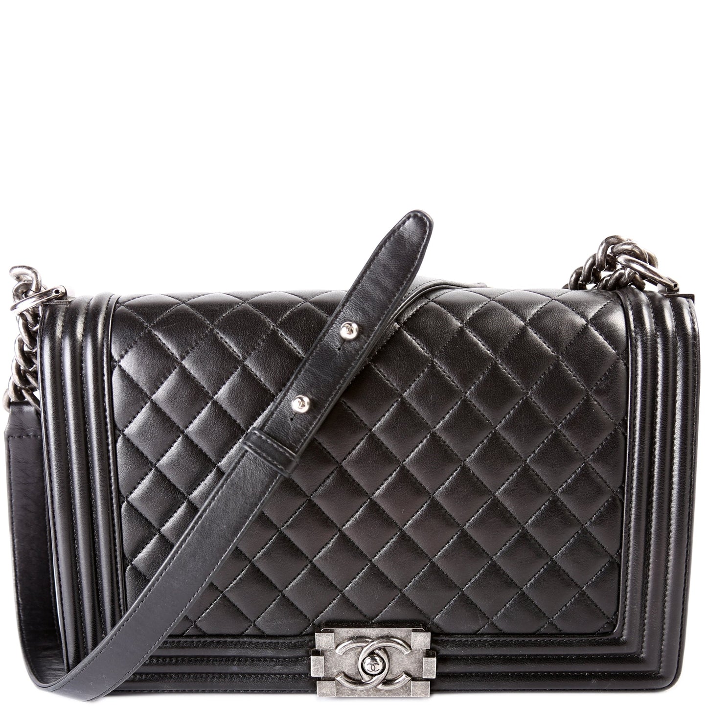 Chanel Boy Flap New Lambskin 25-28M Handbag 28M 1