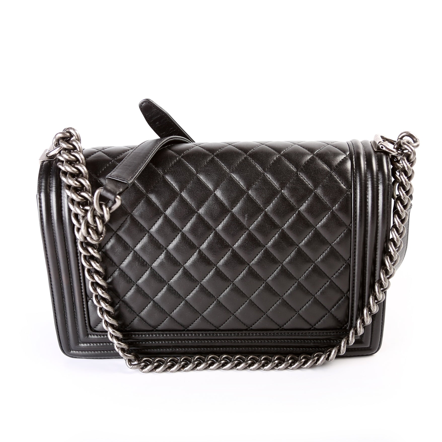 Chanel Boy Flap New Lambskin 25-28M Handbag 28M 1