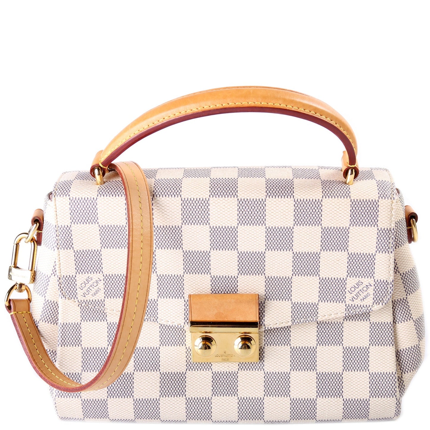 Louis Vuitton Croisette Azur Damier Handbag Azur 14
