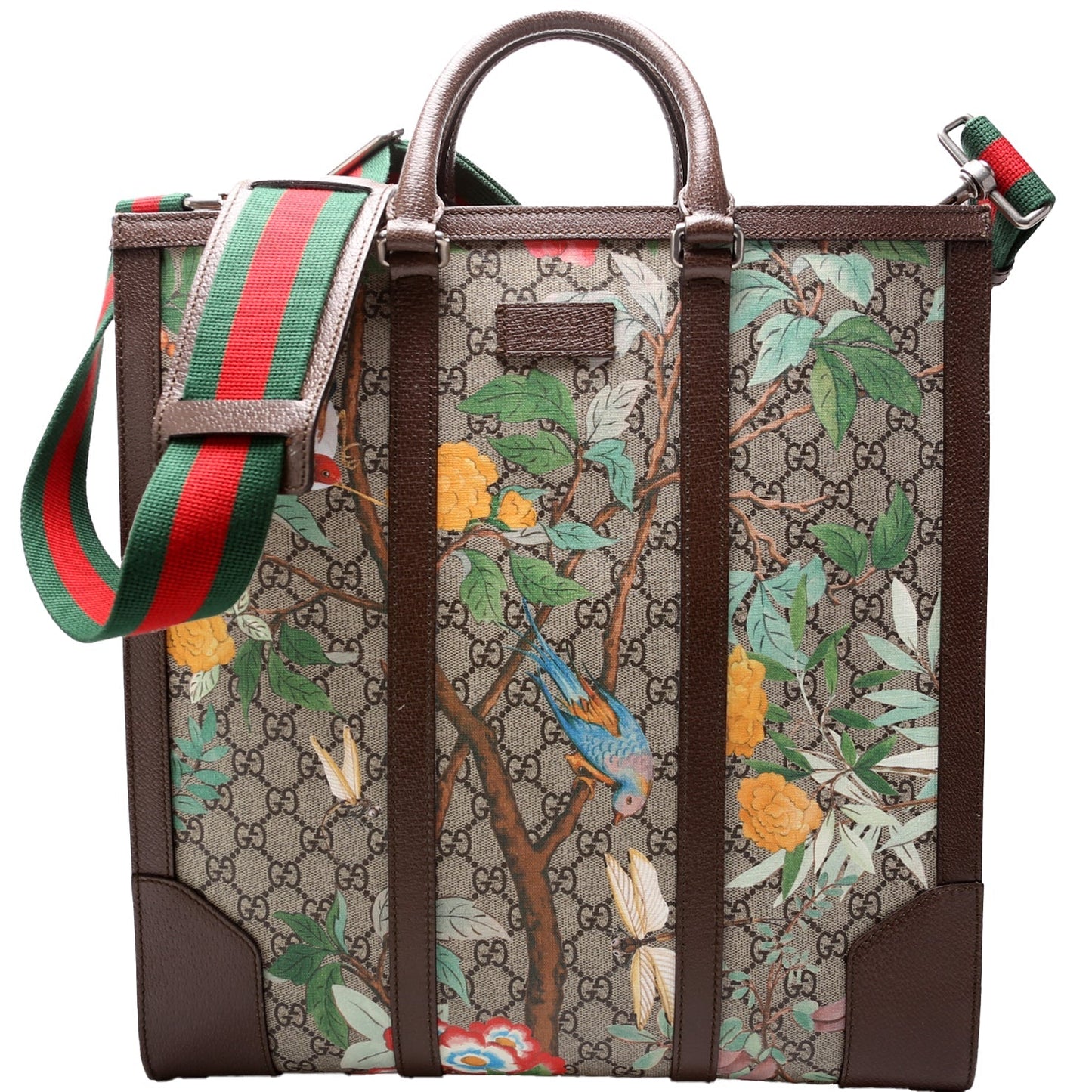 Gucci GG Supreme Tian Vertical Tote Bag