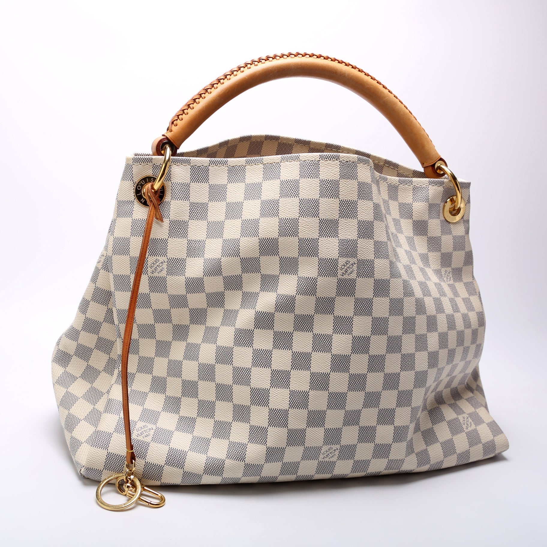 Louis Vuitton Artsy MM Azur Damier Handbag Azur 13