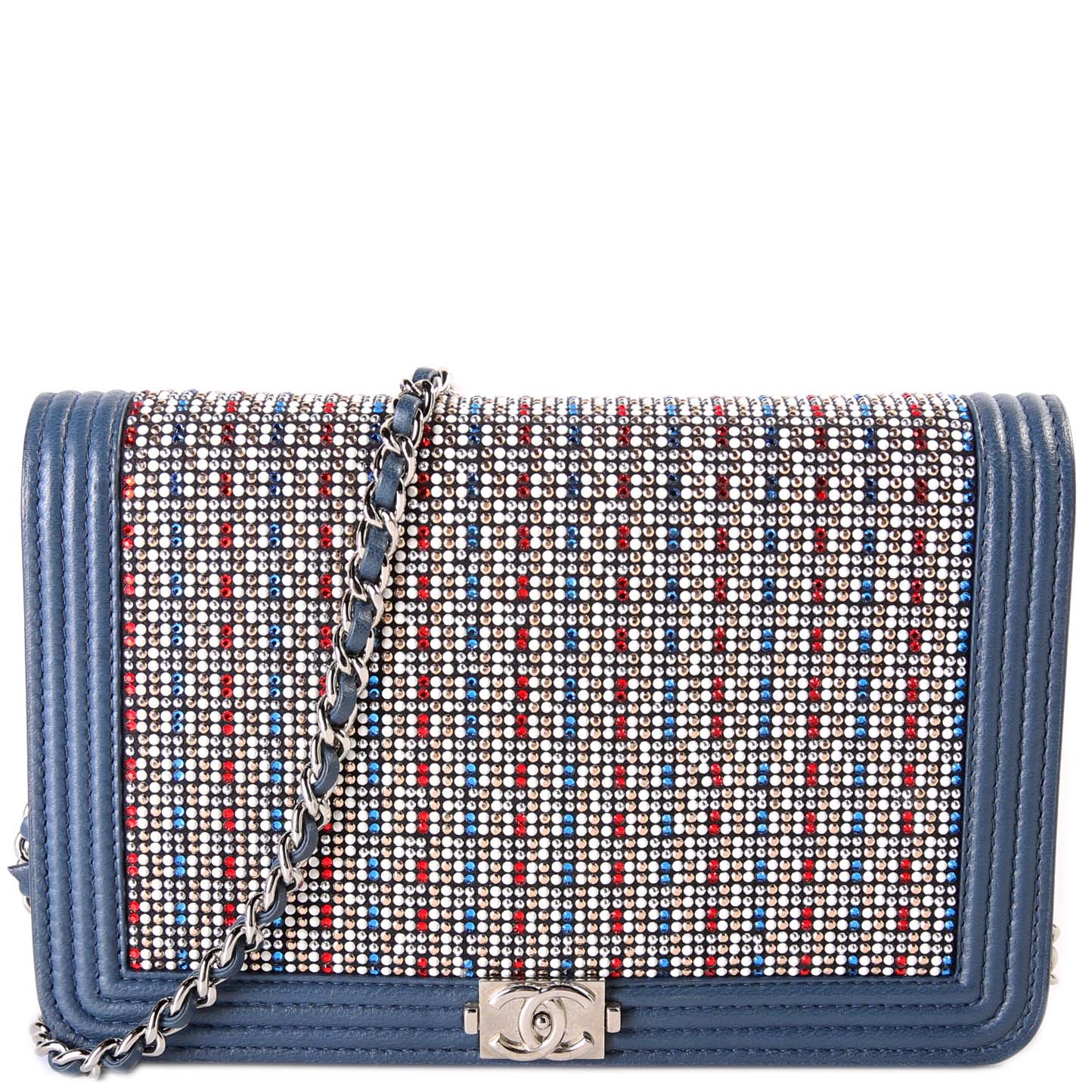 Chanel WOC Boy Strass Clutch Bag