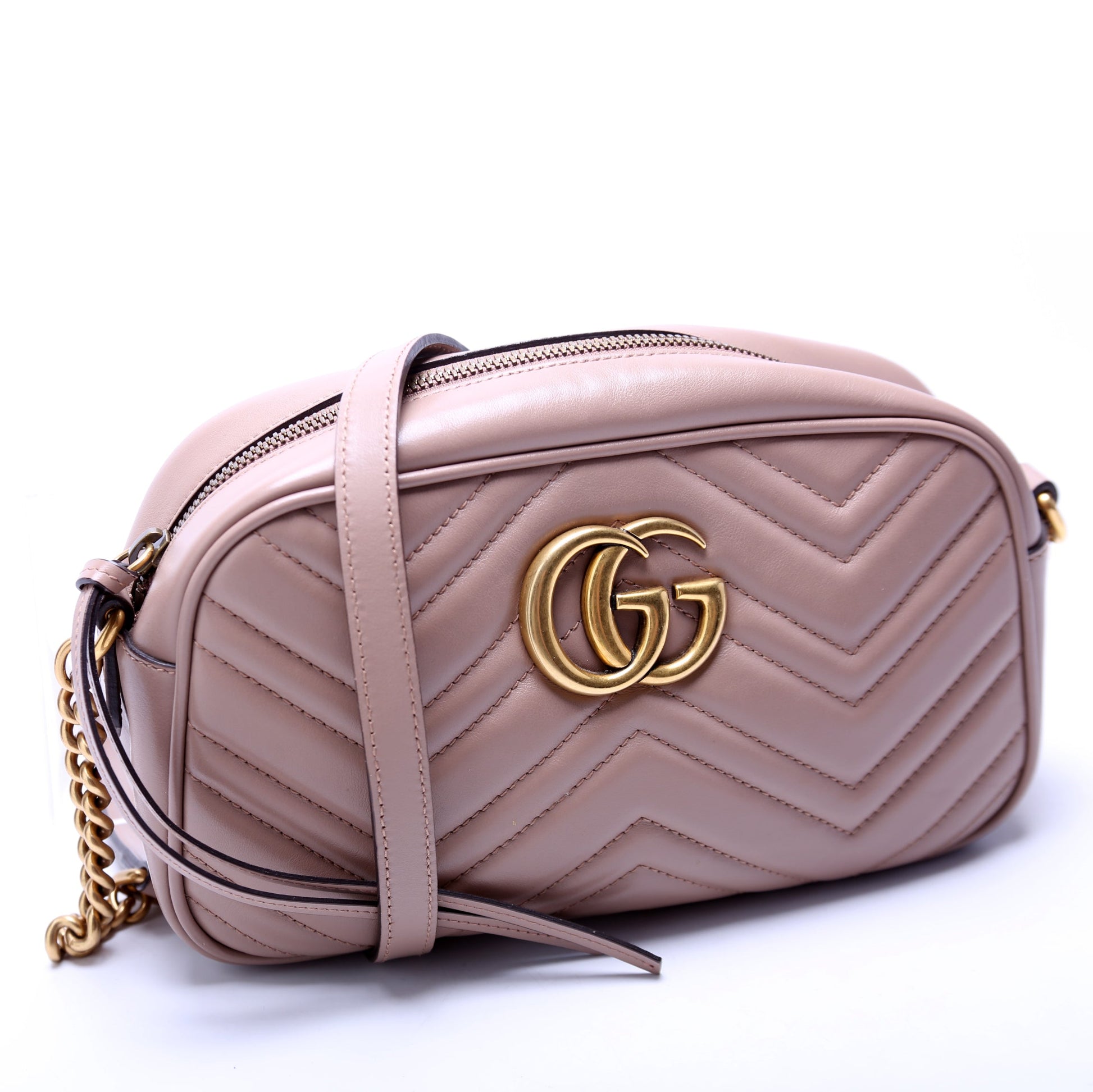 Gucci Marmont Camera Leather Small Crossbody Bag Camera 21