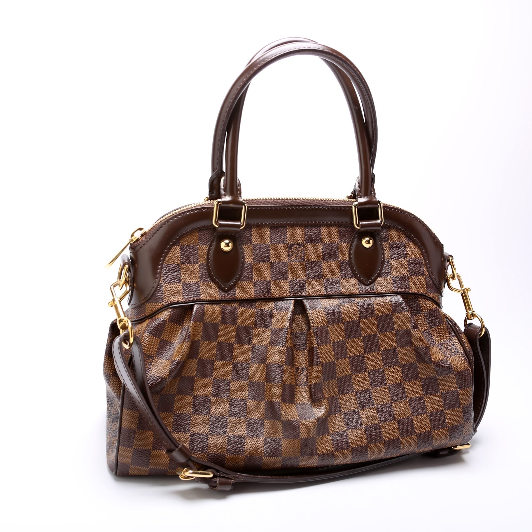 Louis Vuitton Trevi Ebene PM Damier Handbag Damier Ebene