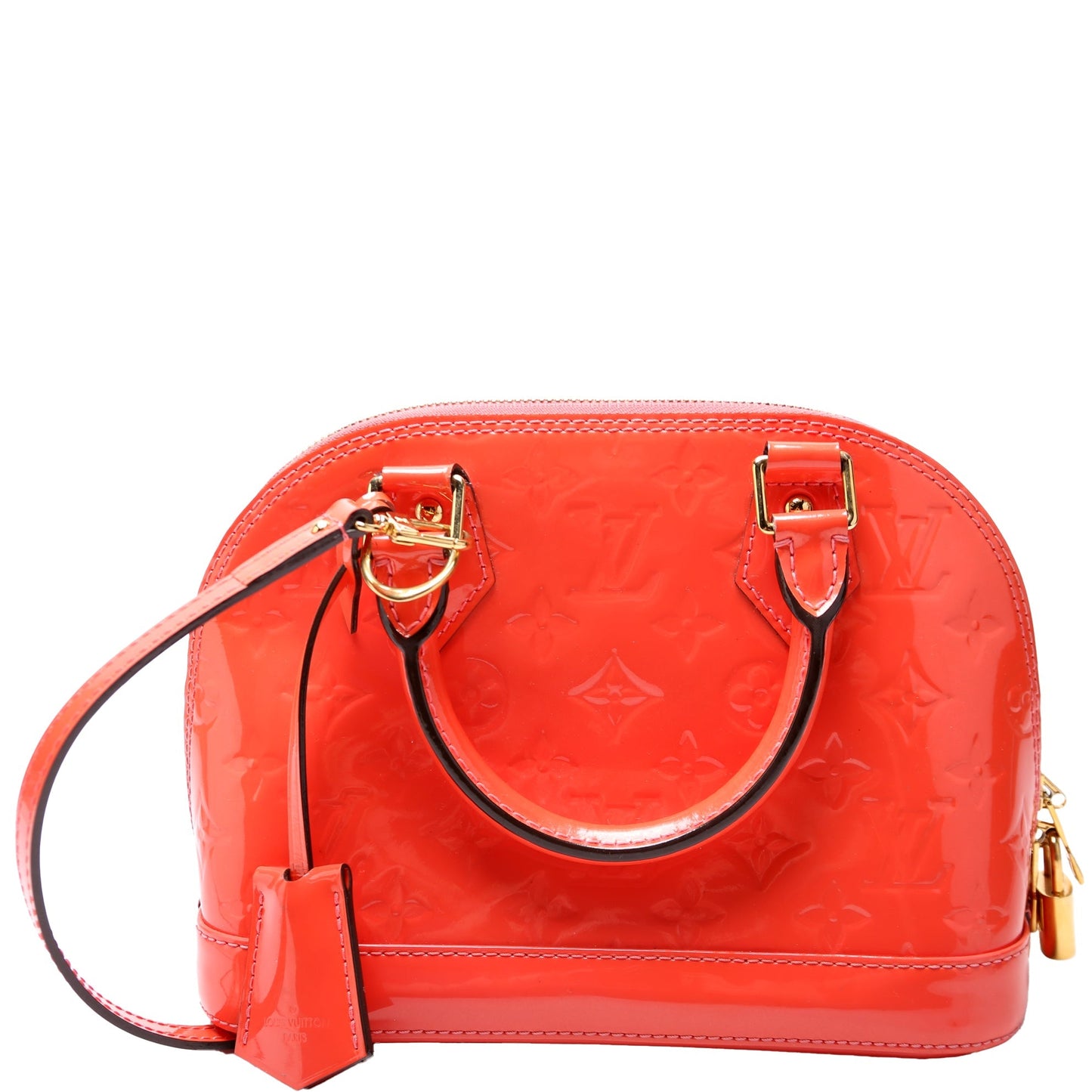 Louis Vuitton Alma BB Vernis Handbag Vernis 6